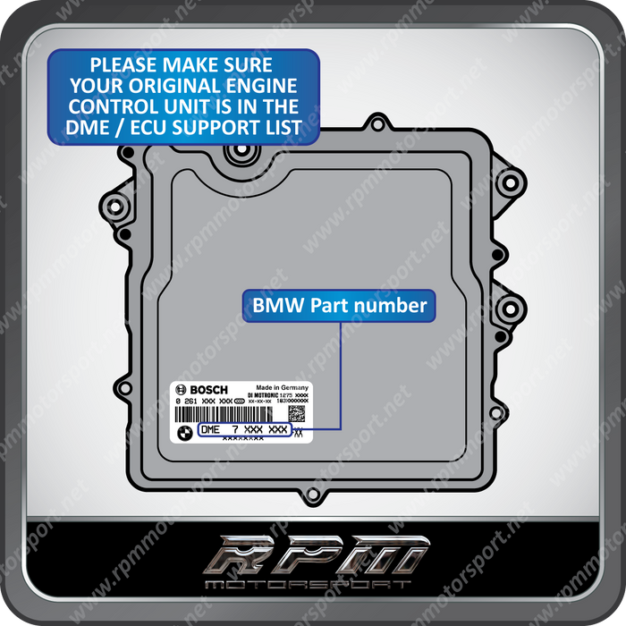 BMW E-Series MEVD1724 N20 Remanufactured DME / ECU (Engine Control Unit) 11/2009 to 06/2012