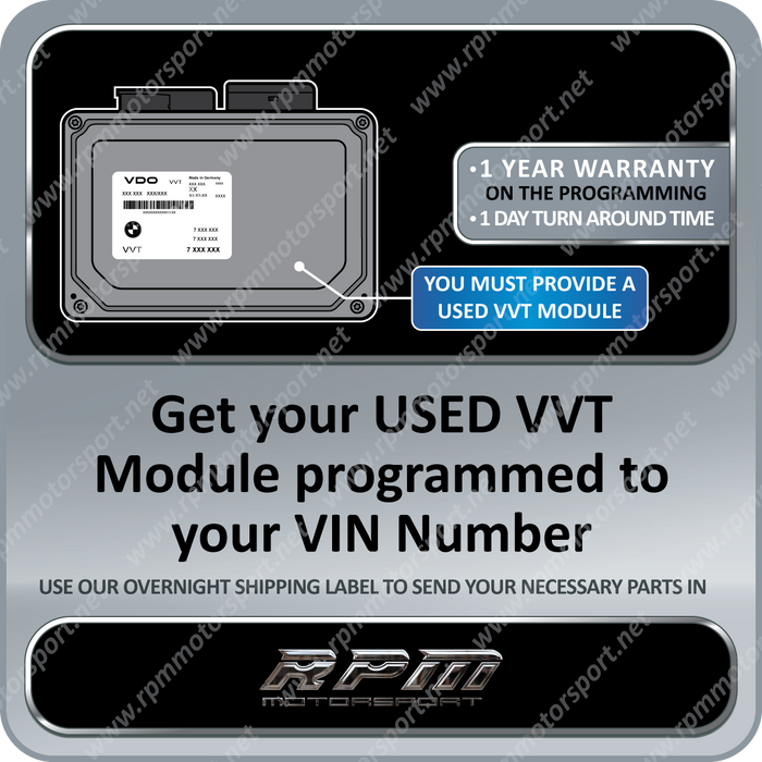 BMW VVT Valvetronic control unit Used programming service