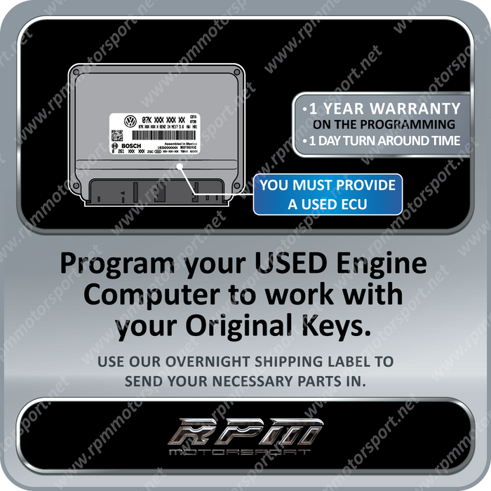 VW Used ECU Replacement Programming ME17.5.6